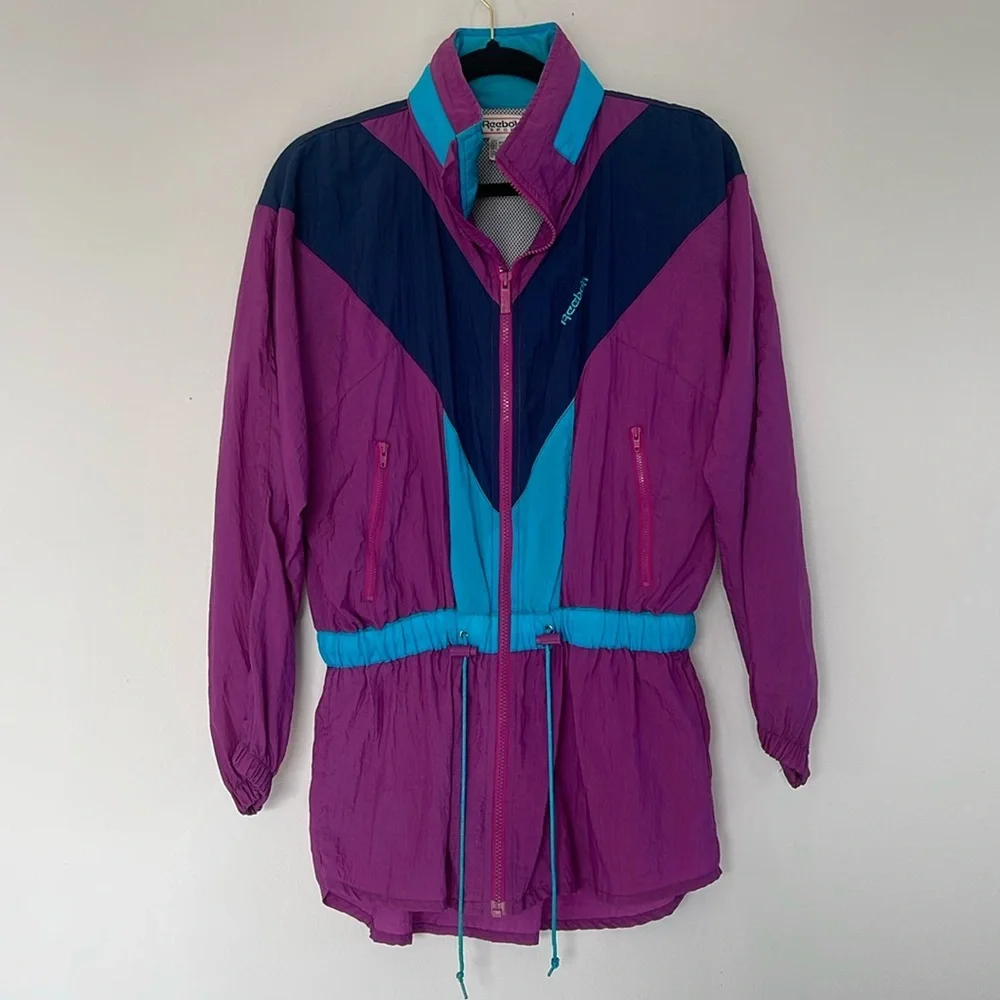 Vintage Women’s Reebok Windbreaker Size Small - Picture 1 of 15